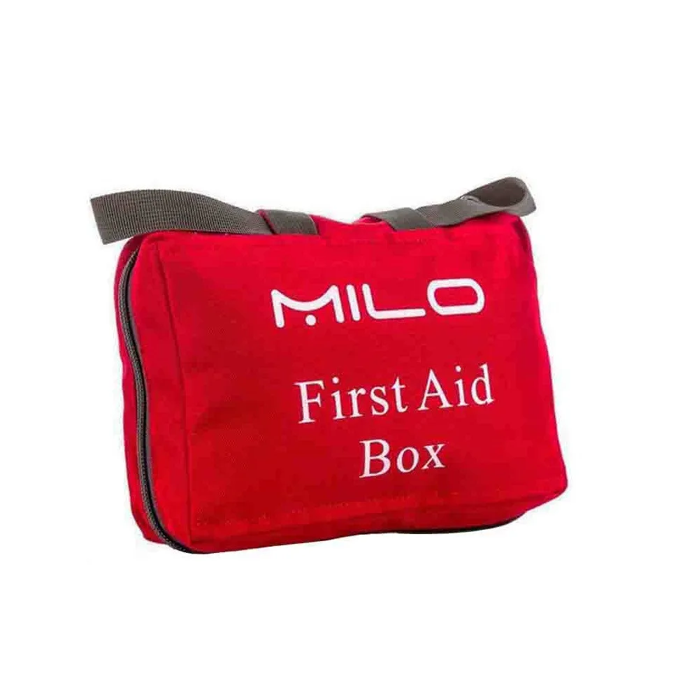 BOLSA BOTIQUíN PRIMEROS AUXILIOS MILO FIRST AID BOX  ROJA