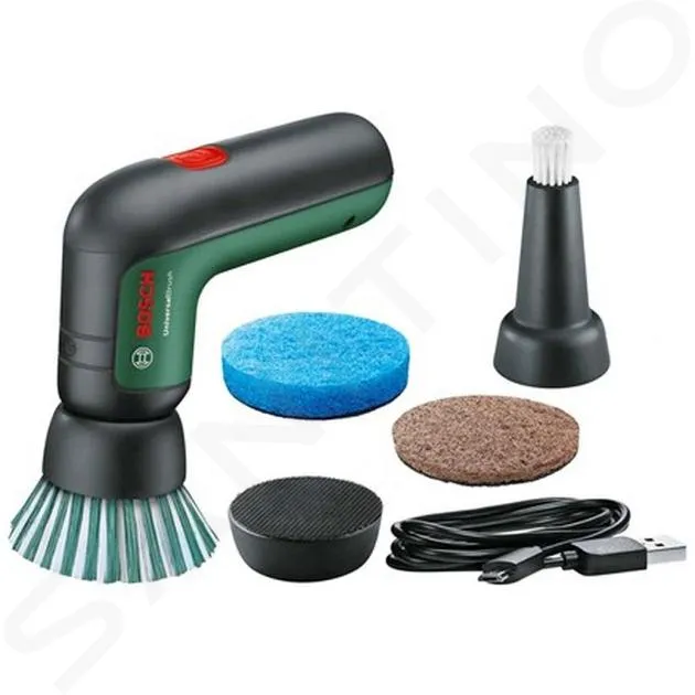 BOSCH  CEPILLO DE LIMPIEZA AKU DE 3,6 V CON ACCESORIOS, CABLE USB 06033E0000