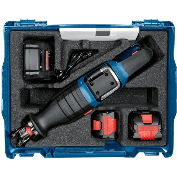 BOSCH  GSA 185LI  SIERRA SABLE CON 1 BATERíA, LIION, 18 V, 5 AH, 28 MM, CAJA DE PLASTICO