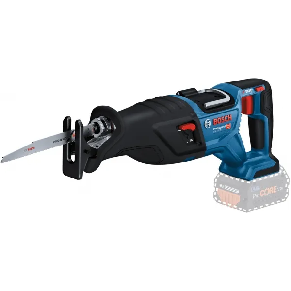 BOSCH  GSA 185LI  SIERRA SABLE CON 1 BATERíA, LIION, 18 V, 5 AH, 28 MM, CAJA DE PLASTICO