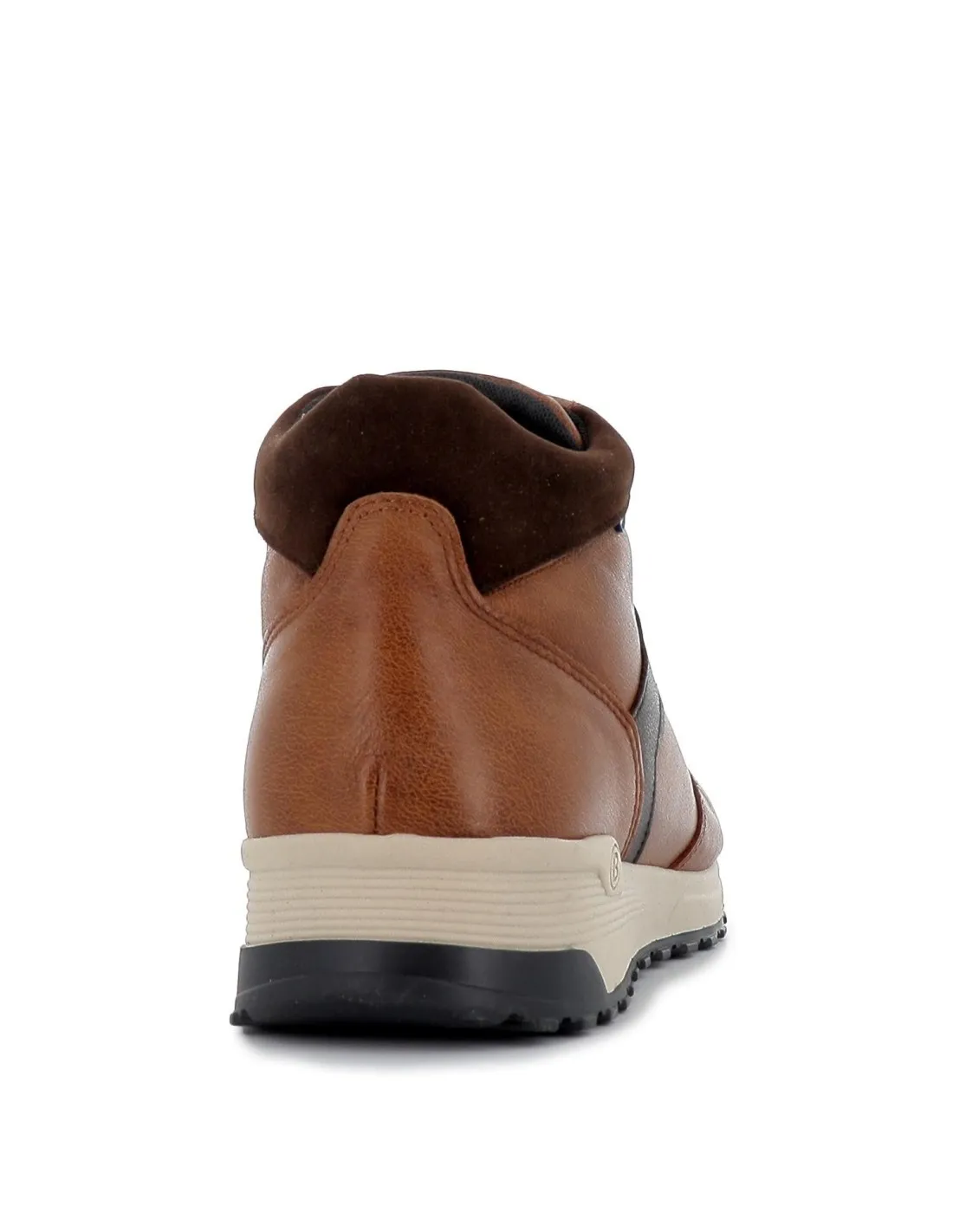 Bota con cordones cuero hombre BAERCHI
