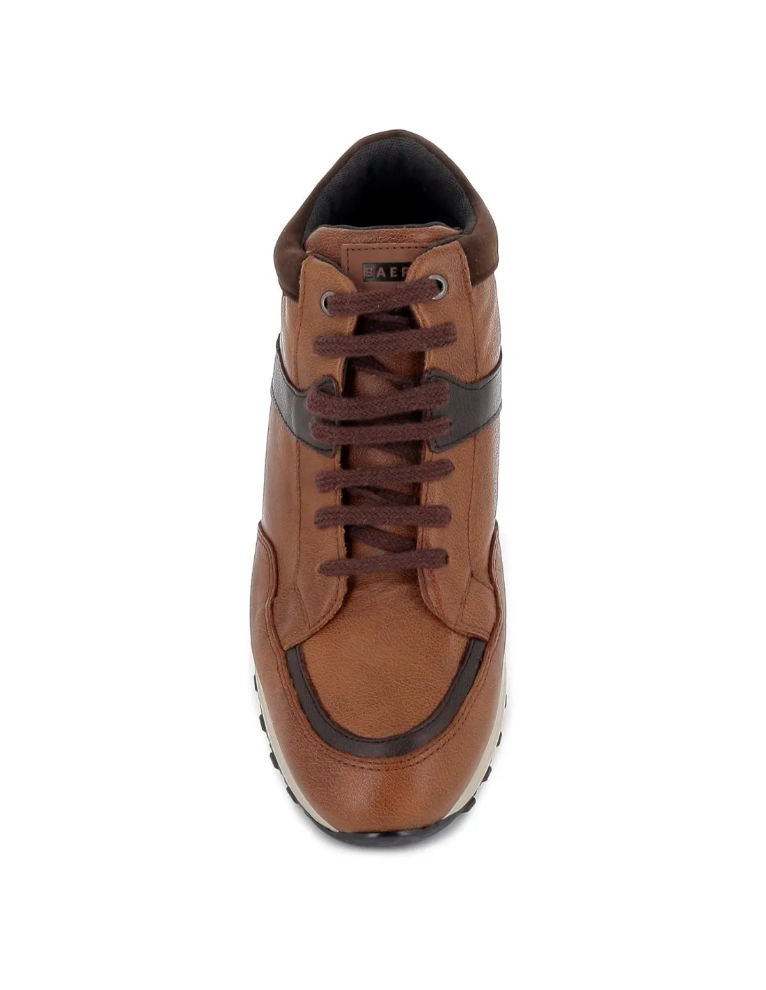 Bota con cordones cuero hombre BAERCHI