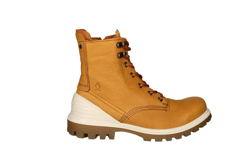 Bota Cordon Piel Cuero Talonera Goma