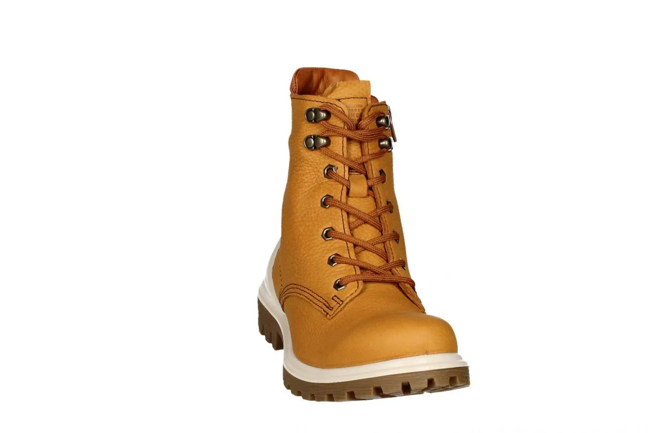 Bota Cordon Piel Cuero Talonera Goma