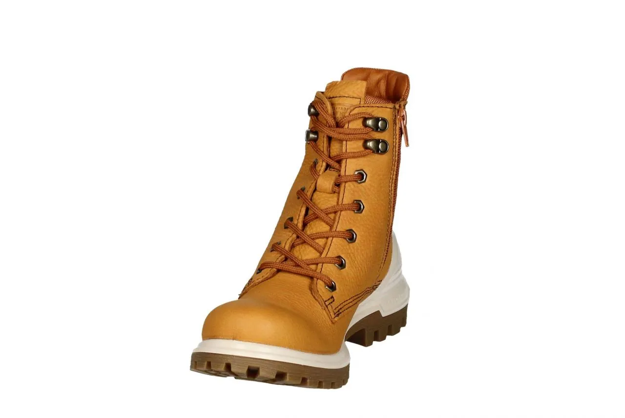 Bota Cordon Piel Cuero Talonera Goma