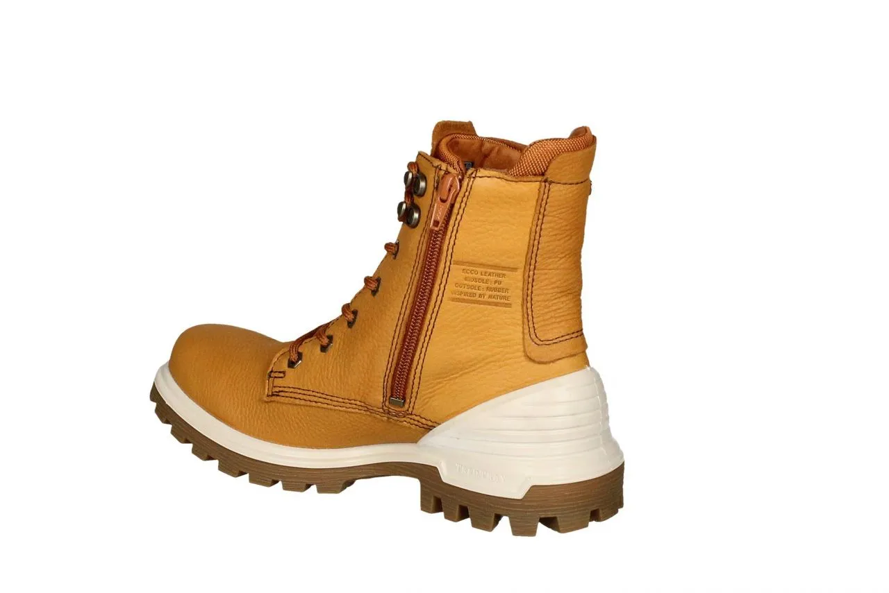 Bota Cordon Piel Cuero Talonera Goma