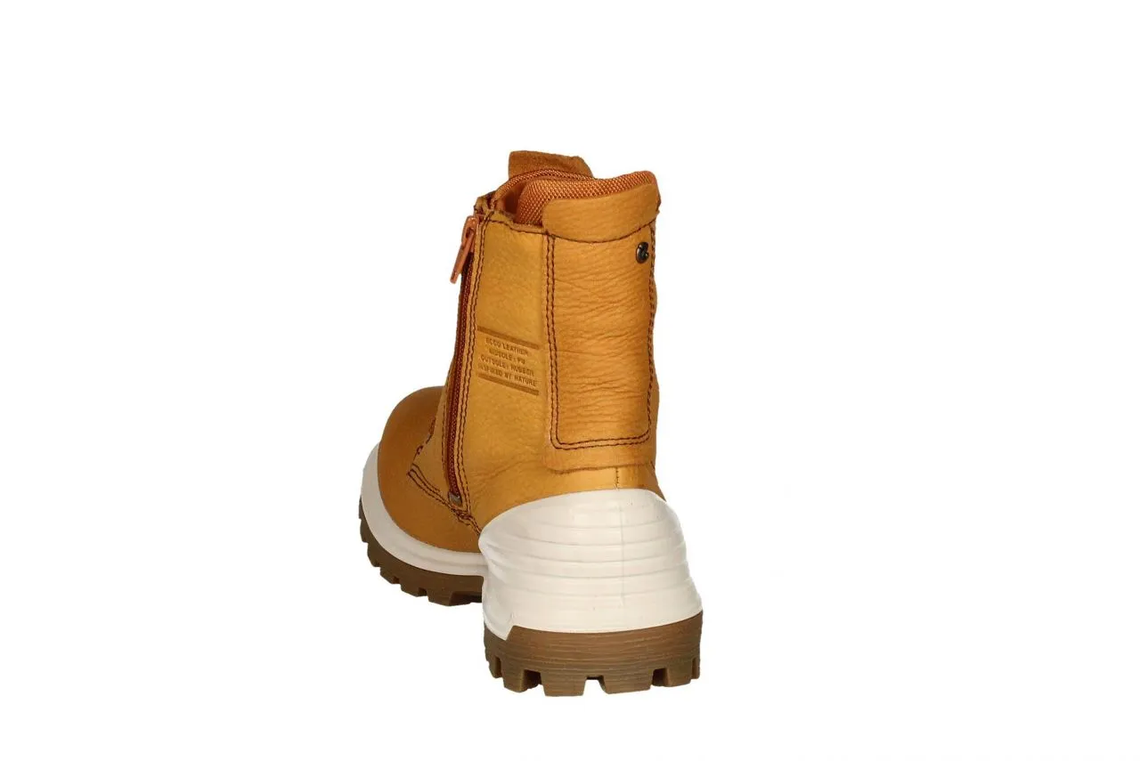 Bota Cordon Piel Cuero Talonera Goma