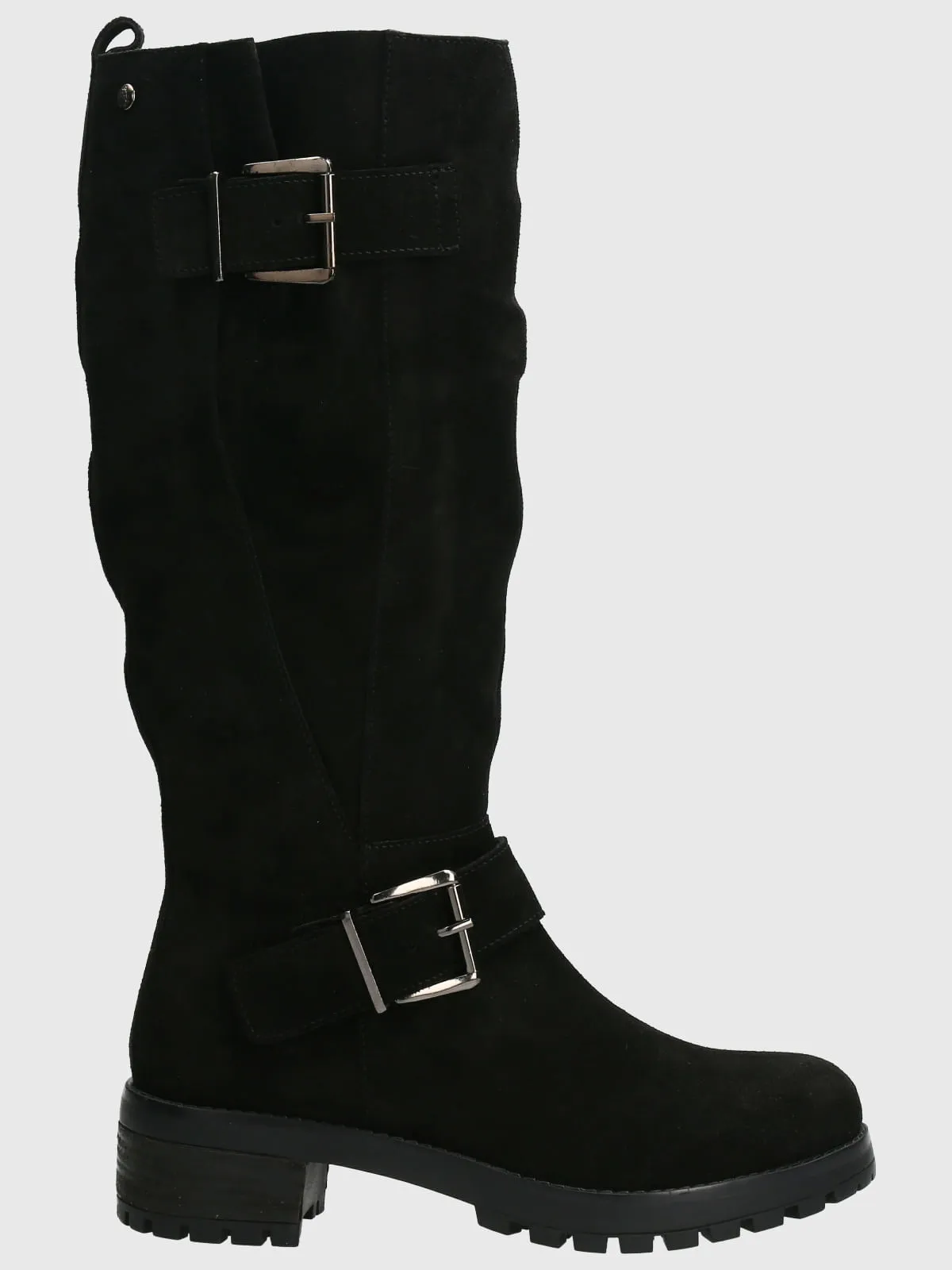 Bota Cuero Mujer Ester Negro