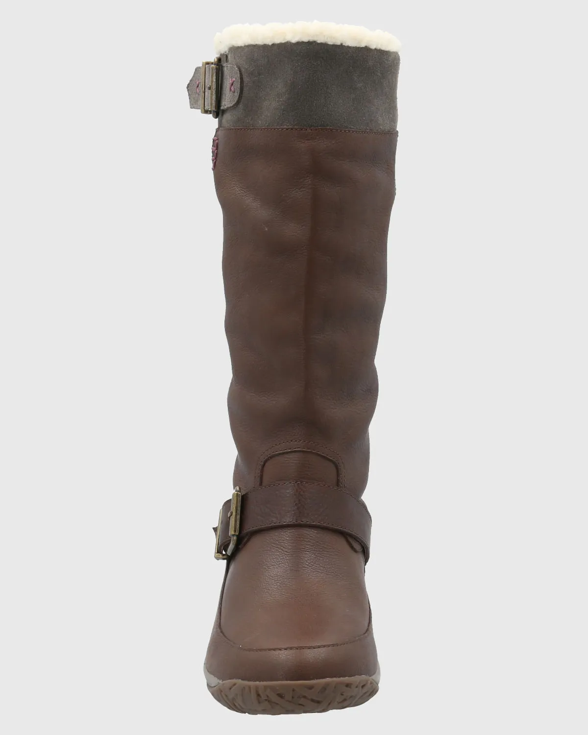 Bota Cuero Mujer Moma Café