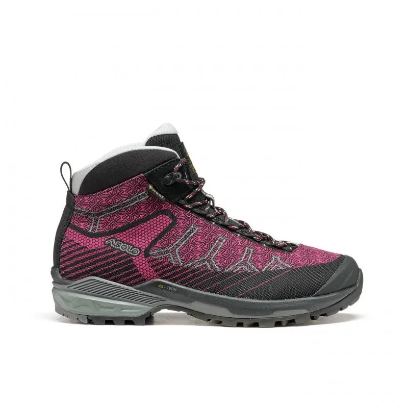 Bota de montaña para mujer Asolo FALCON EVO JAQUARD GV ML (BLACK/MAGENTA)