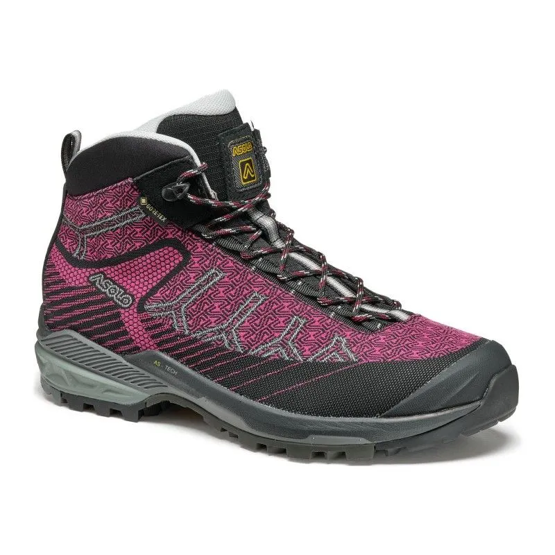 Bota de montaña para mujer Asolo FALCON EVO JAQUARD GV ML (BLACK/MAGENTA)