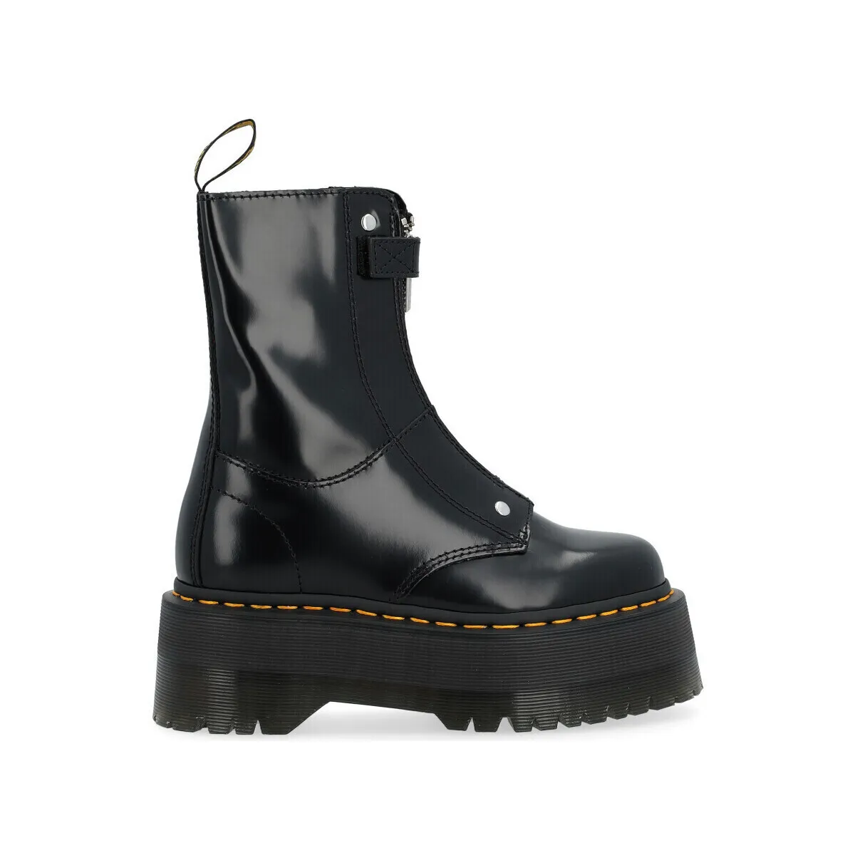 Bota  Jetta Max en cuero negro