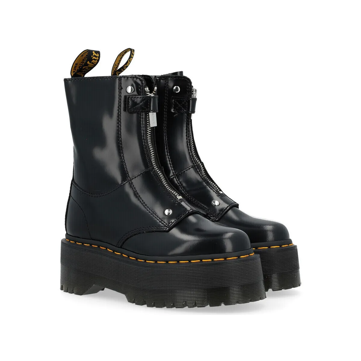 Bota  Jetta Max en cuero negro