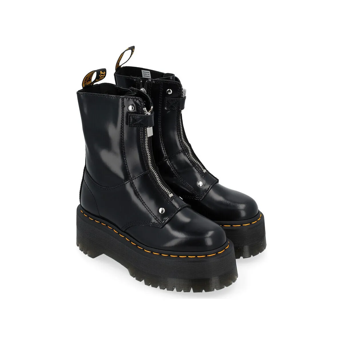 Bota  Jetta Max en cuero negro