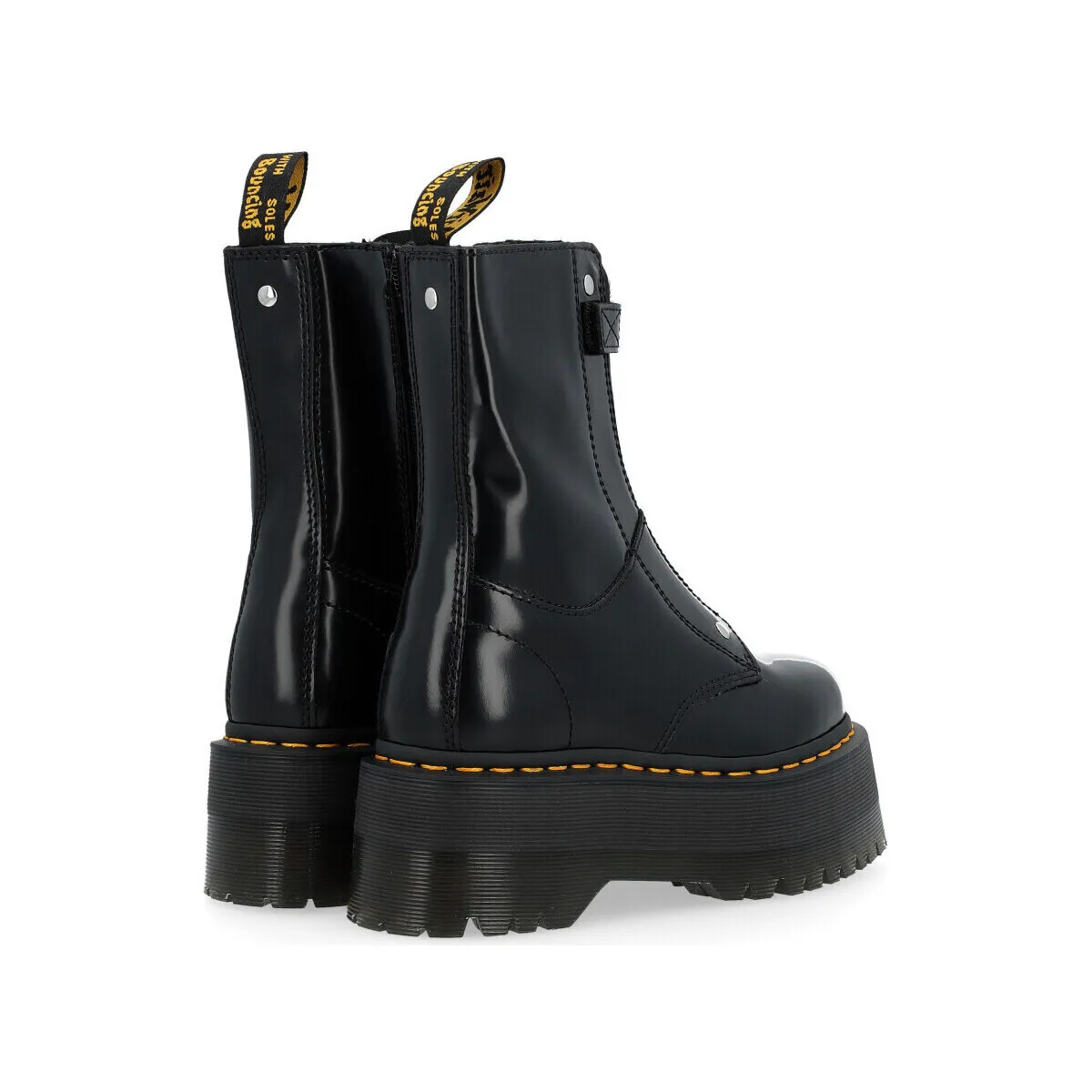 Bota  Jetta Max en cuero negro