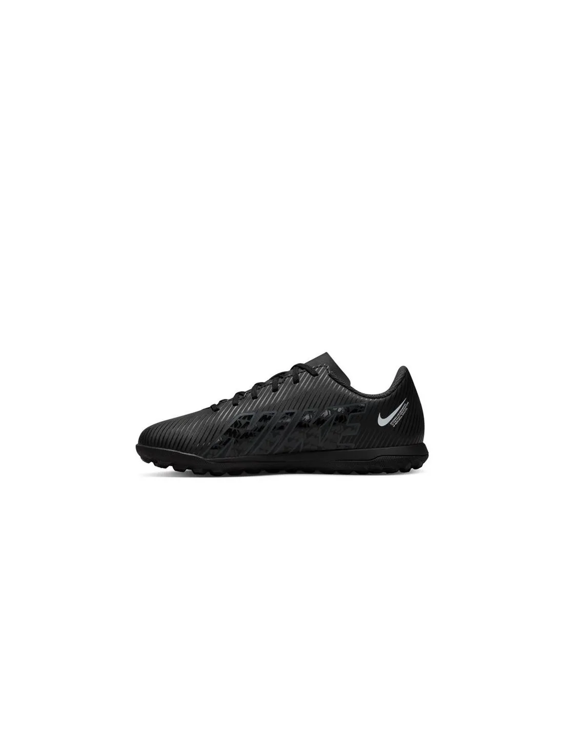 Botas de Fútbol Nike Vapor 15 Club Tf Negro Infantil