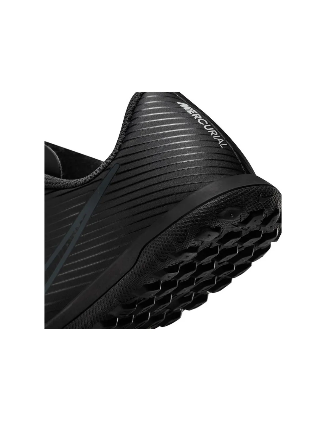 Botas de Fútbol Nike Vapor 15 Club Tf Negro Infantil