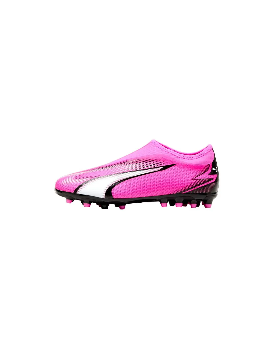 Botas de fútbol Puma Ultra Match L MG Infantil Rosa