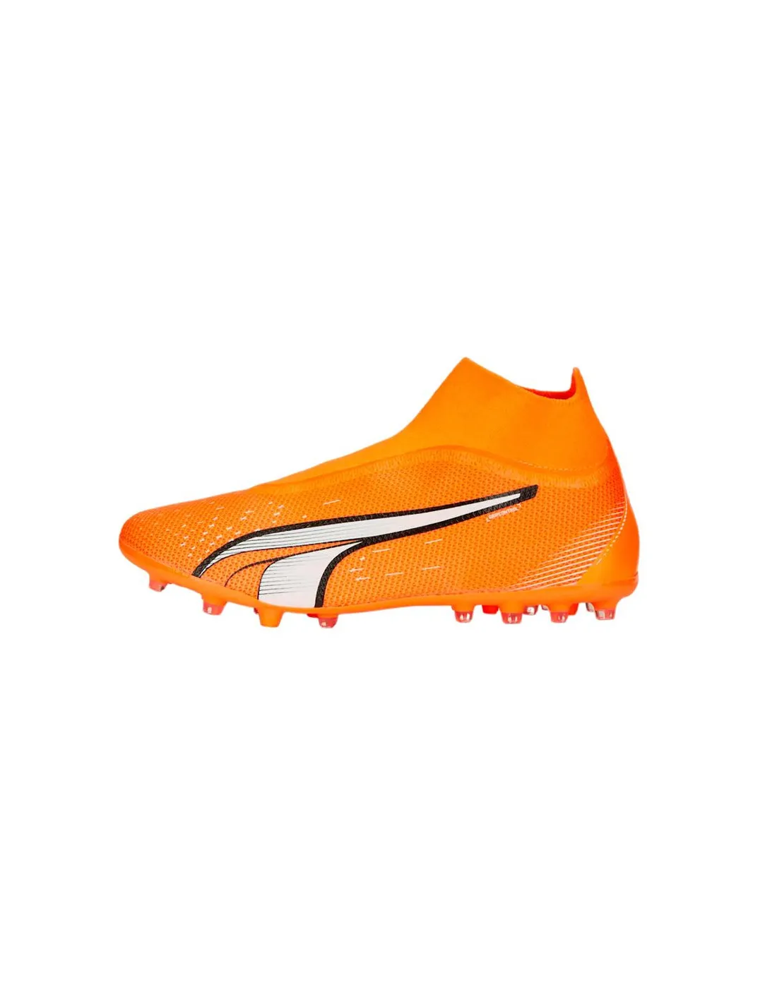 Botas De Fútbol Puma Ultra Match+ Ll Mg Ultra Naranja