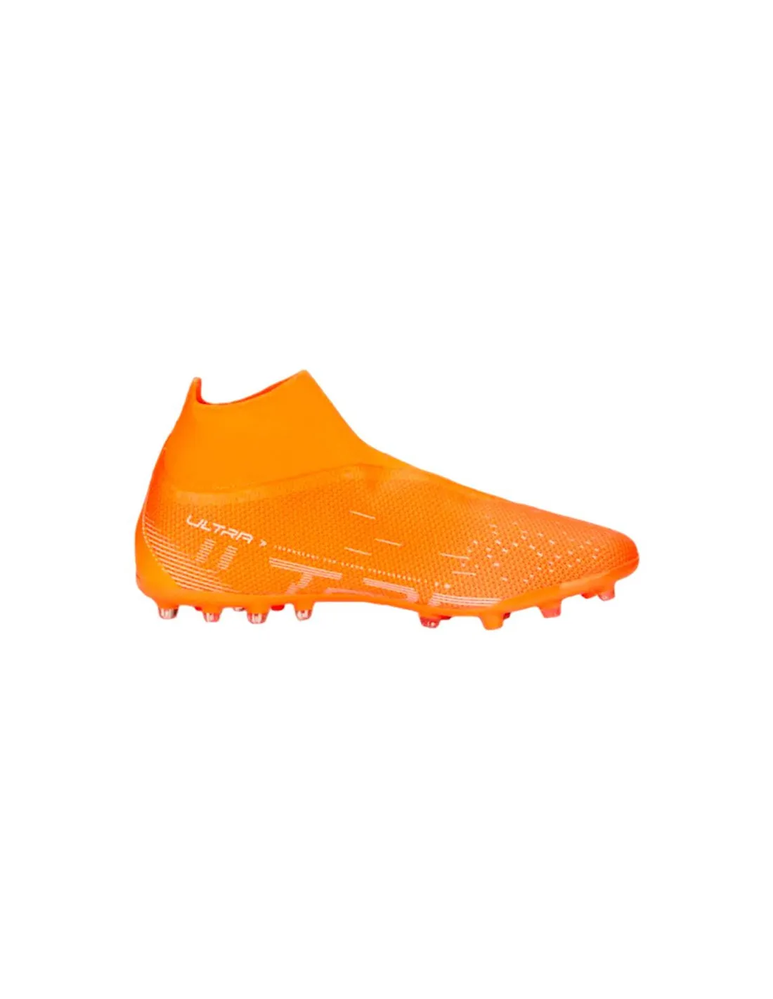 Botas De Fútbol Puma Ultra Match+ Ll Mg Ultra Naranja