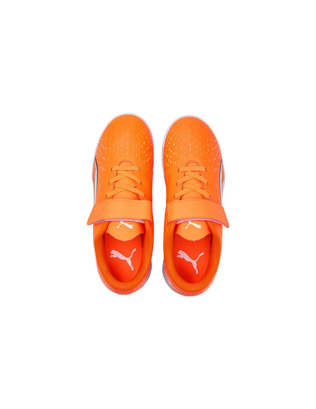 Botas de Fútbol Puma Ultra Play It V Naranja Niño