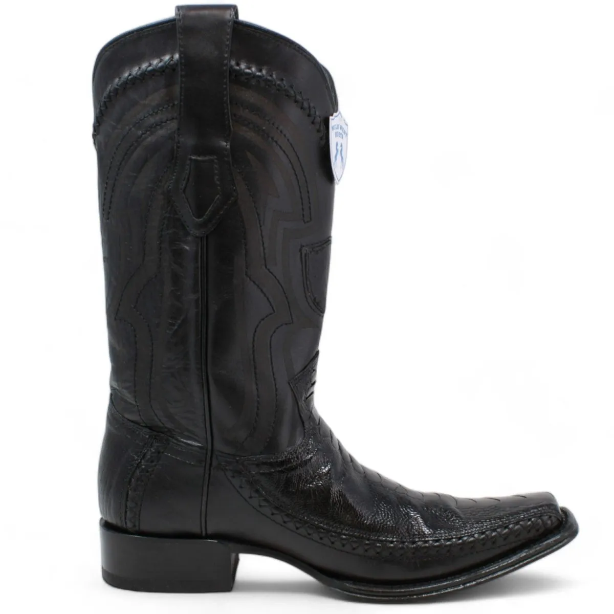 BOTAS DE PATA DE AVESTRUZ CON VENADO ORIGINAL EN HORMA EUROPEA WW277LF0505