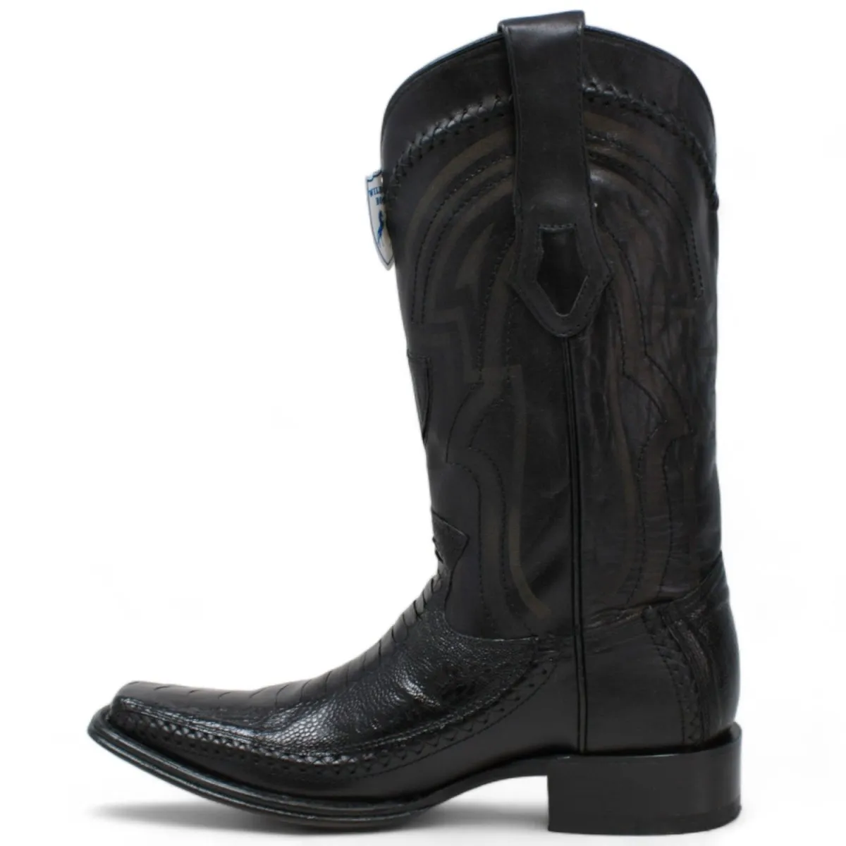 BOTAS DE PATA DE AVESTRUZ CON VENADO ORIGINAL EN HORMA EUROPEA WW277LF0505
