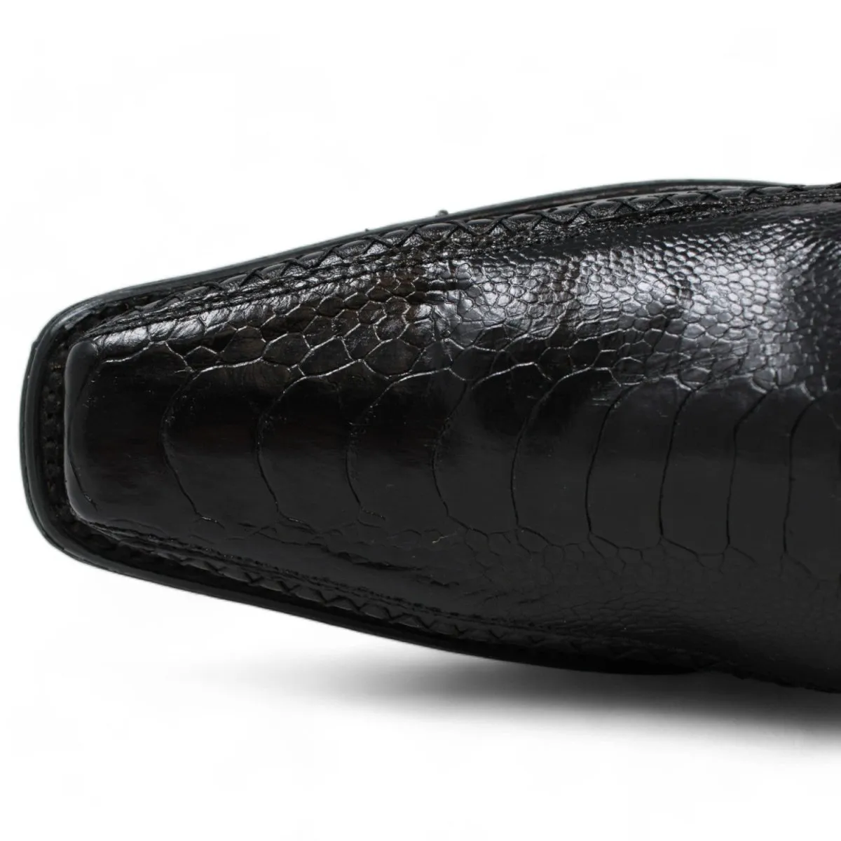 BOTAS DE PATA DE AVESTRUZ CON VENADO ORIGINAL EN HORMA EUROPEA WW277LF0505