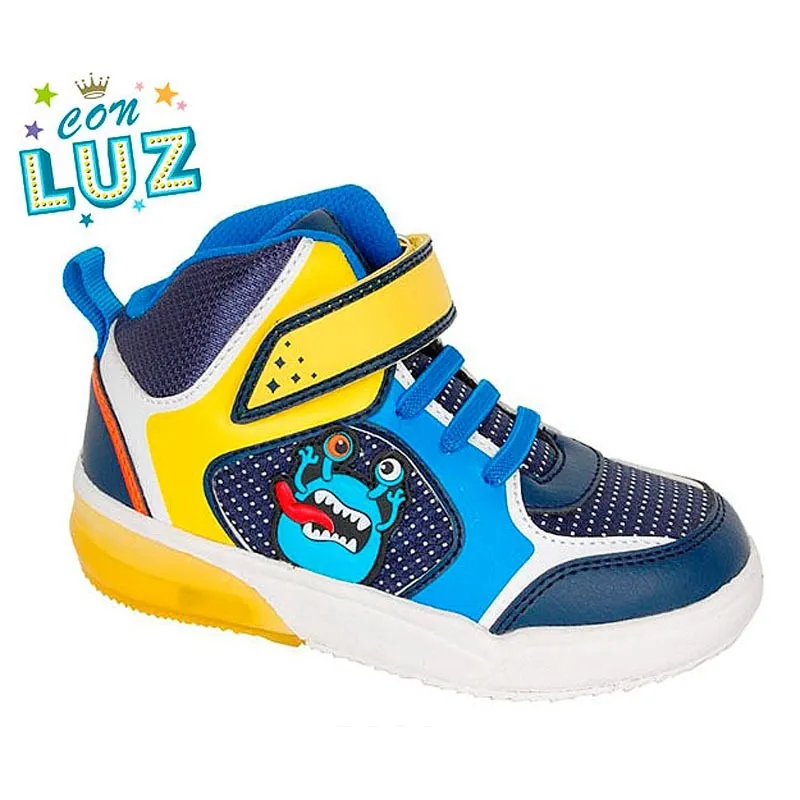 Botas niño con luz led