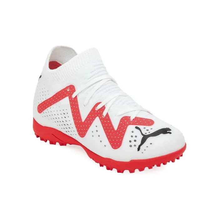 Botines De Futbol Puma Future Match Mid TF Niño Niña Blanco