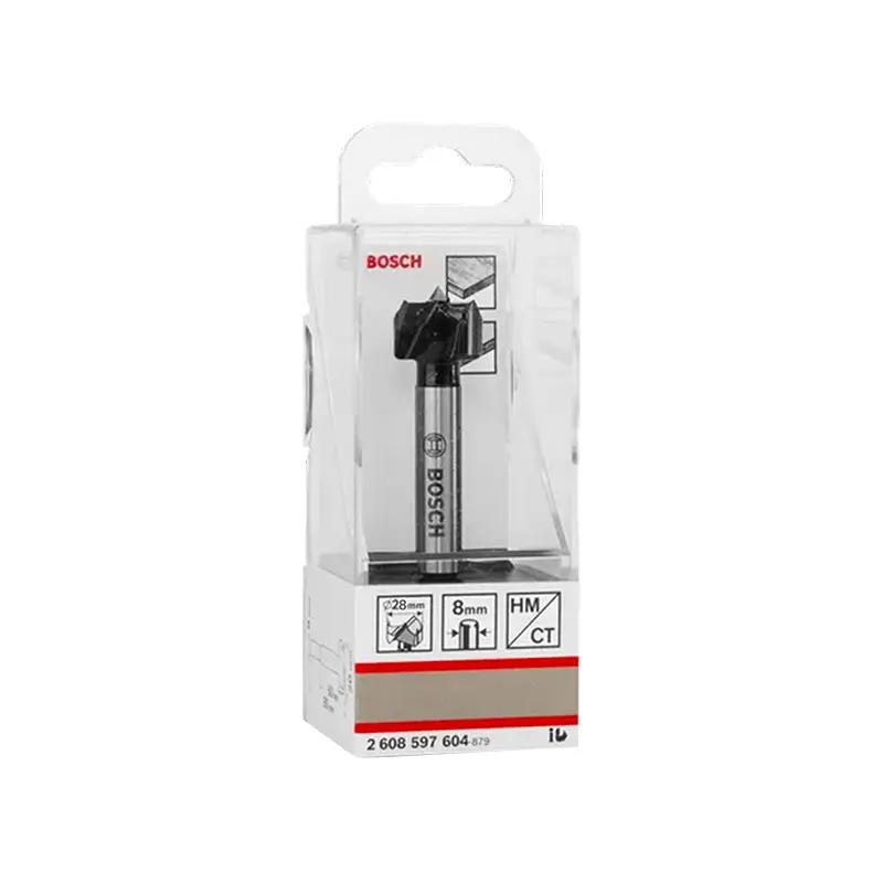 Broca Punta de Carburo para Bisagras Bosch 2608597609 28mm