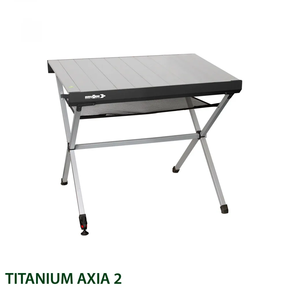BRUNNER TITANIUM AXIA 2  MESA PLEGABLE RECTANGULAR 104 X 62 CM.