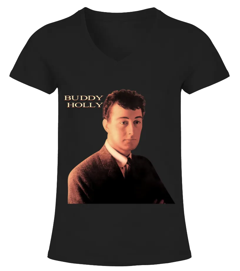 Buddy Holly BK (3) Camiseta cuello pico Mujer