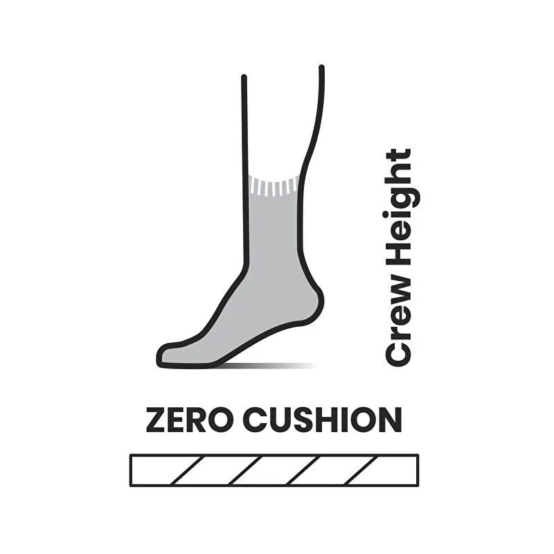 Calcetines bici Smartwool Zero Cushion Crew Wolf Print (Multicolor)