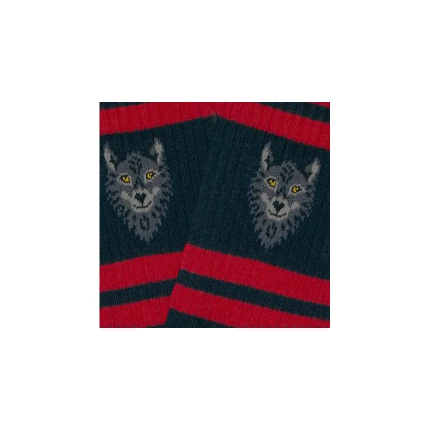 Calcetines Jimmy Lion Athletic Wolf Unisex Azul 