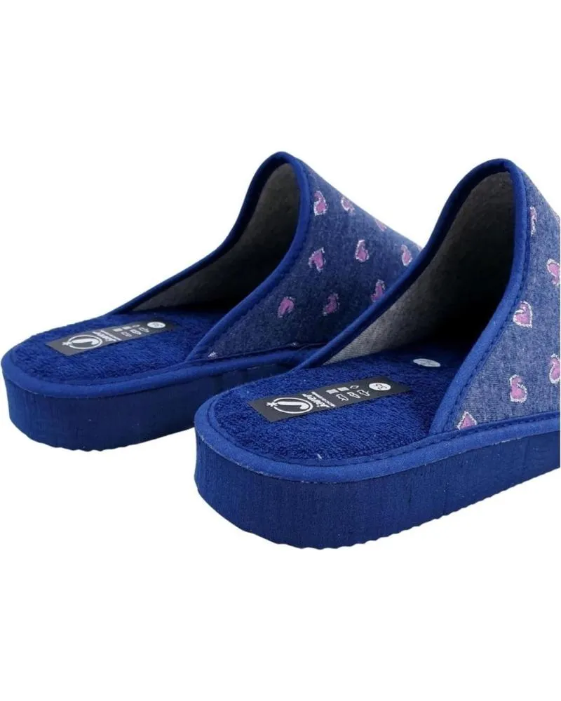 CALZADO DE CASA DE MUJER JAVER ZAPATILLAS PRIMAVERAVERANO CHINELA  32203 MARINO