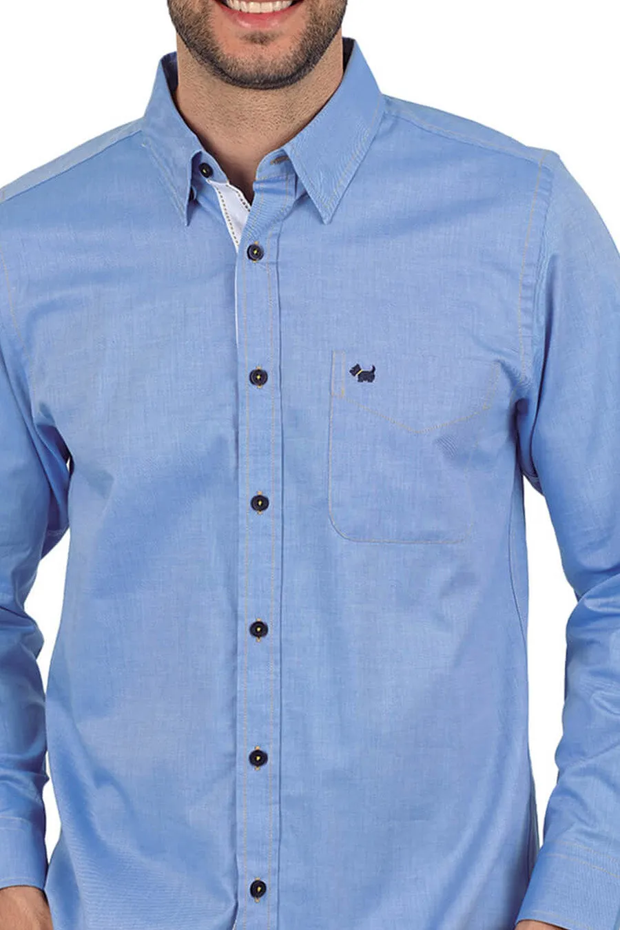 Camisa Alucio Manga Larga Slim Fit
