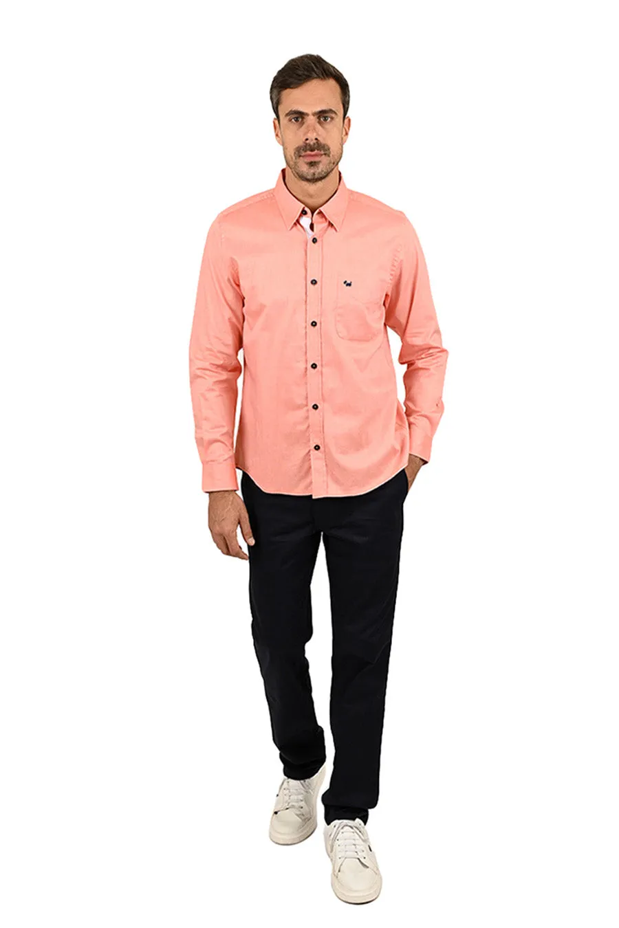 Camisa Alucio Manga Larga Slim Fit