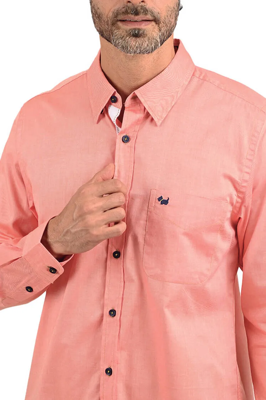 Camisa Alucio Manga Larga Slim Fit