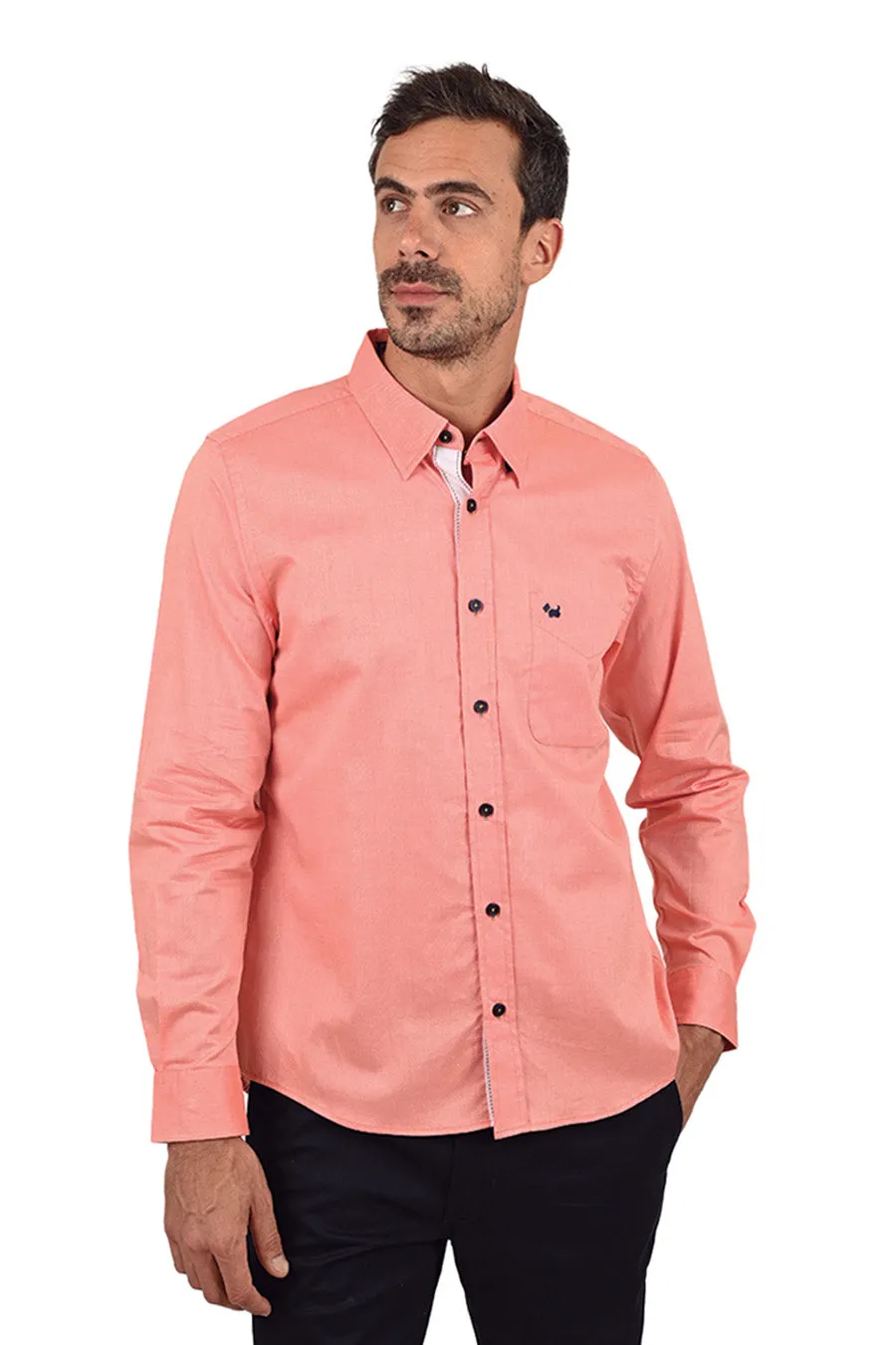 Camisa Alucio Manga Larga Slim Fit
