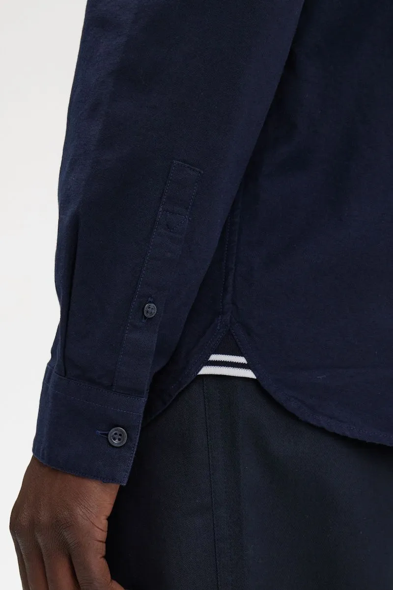 CAMISA OXFORD AZUL MARINO DE FRED PERRY  GRIS