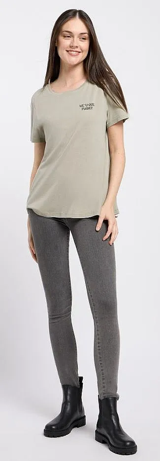 CAMISA RAGWEAR IONAH ORGANIC  5011/DUSTY OLIVE  WOMEN´S