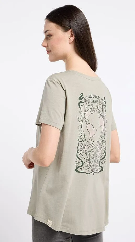 CAMISA RAGWEAR IONAH ORGANIC  5011/DUSTY OLIVE  WOMEN´S