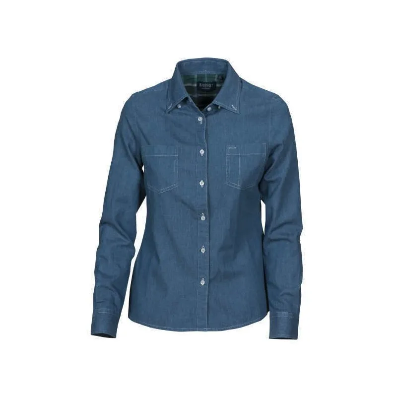 Camisa Vaquera Manga Larga Mujer Jupiter de James Harvest