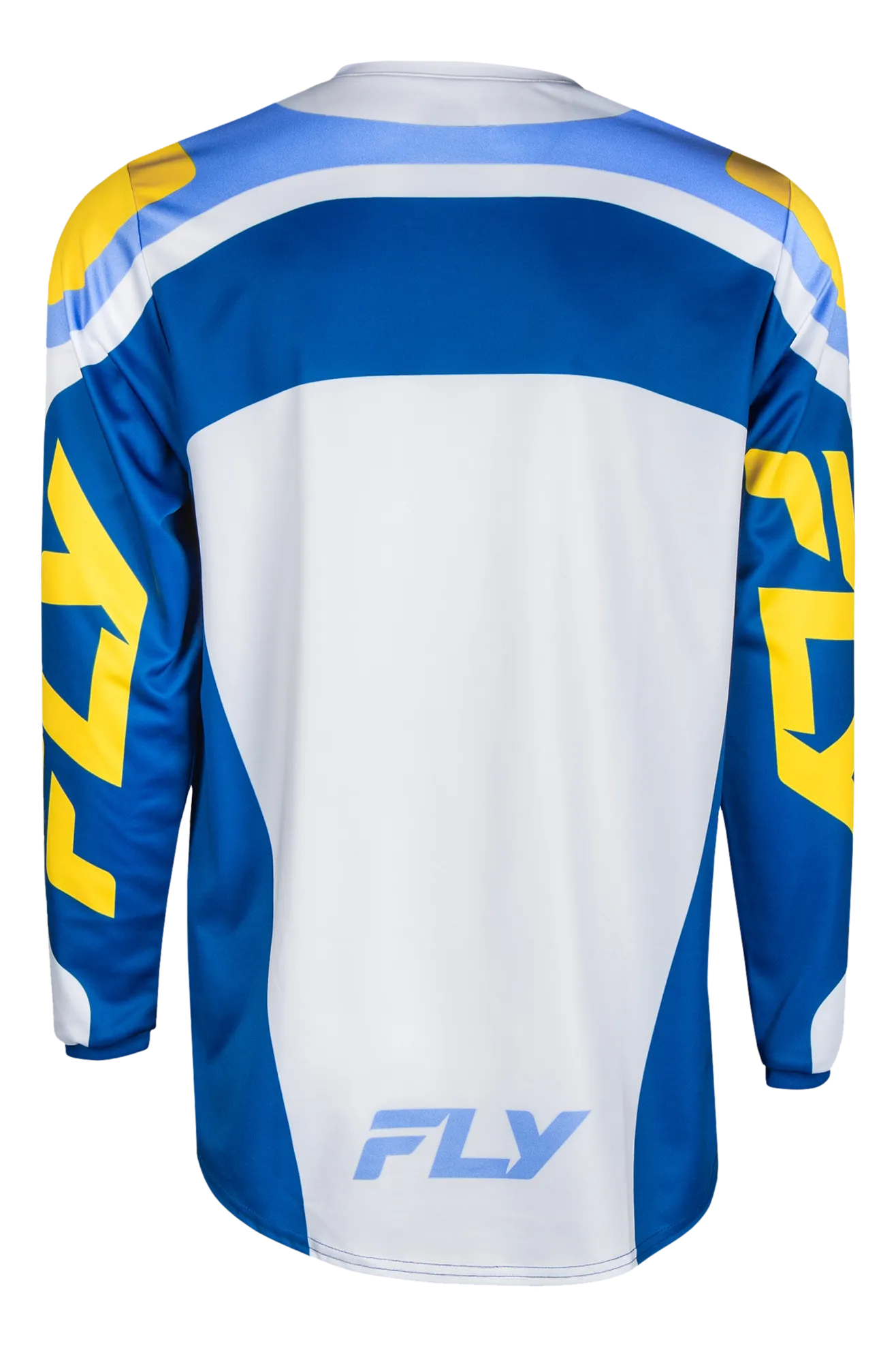 CAMISETA DE CROSS FLY RACING F16 BLANCOAZUL OSCUROAMARILLO 