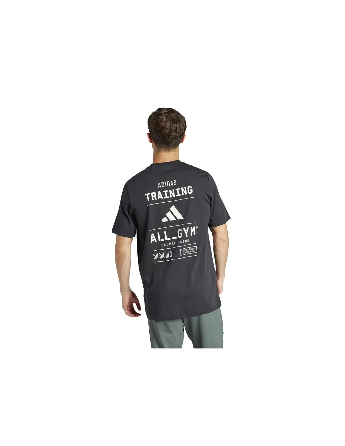 Camiseta de Fitness adidas Essentials Tr Cat G Hombre Negro