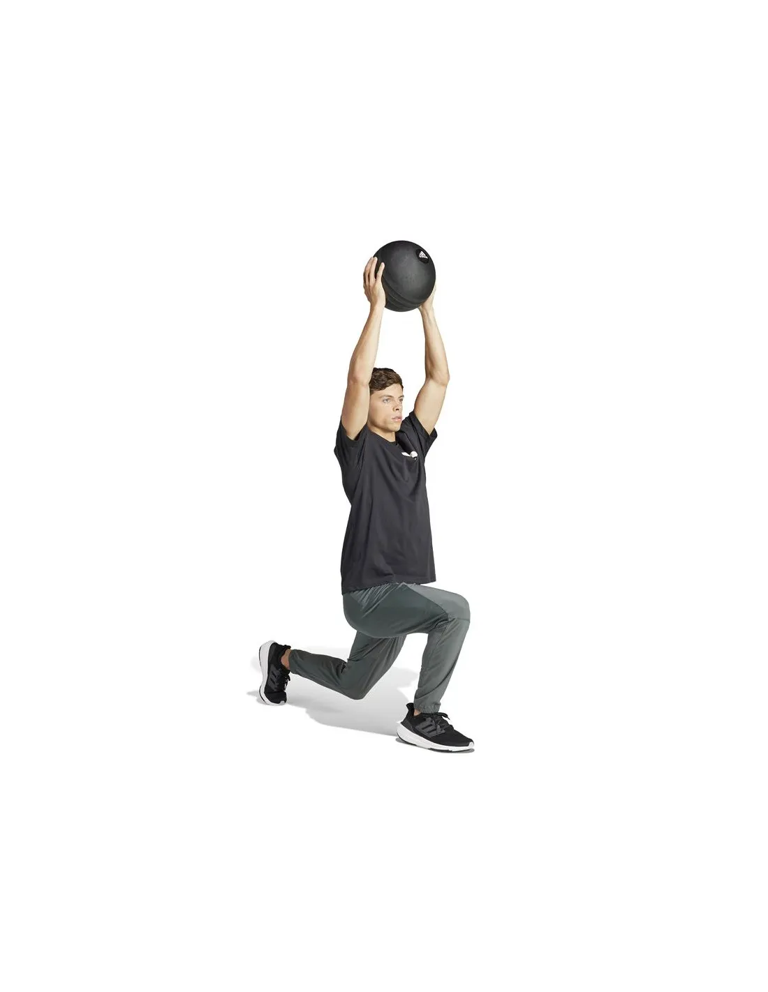 Camiseta de Fitness adidas Essentials Tr Cat G Hombre Negro