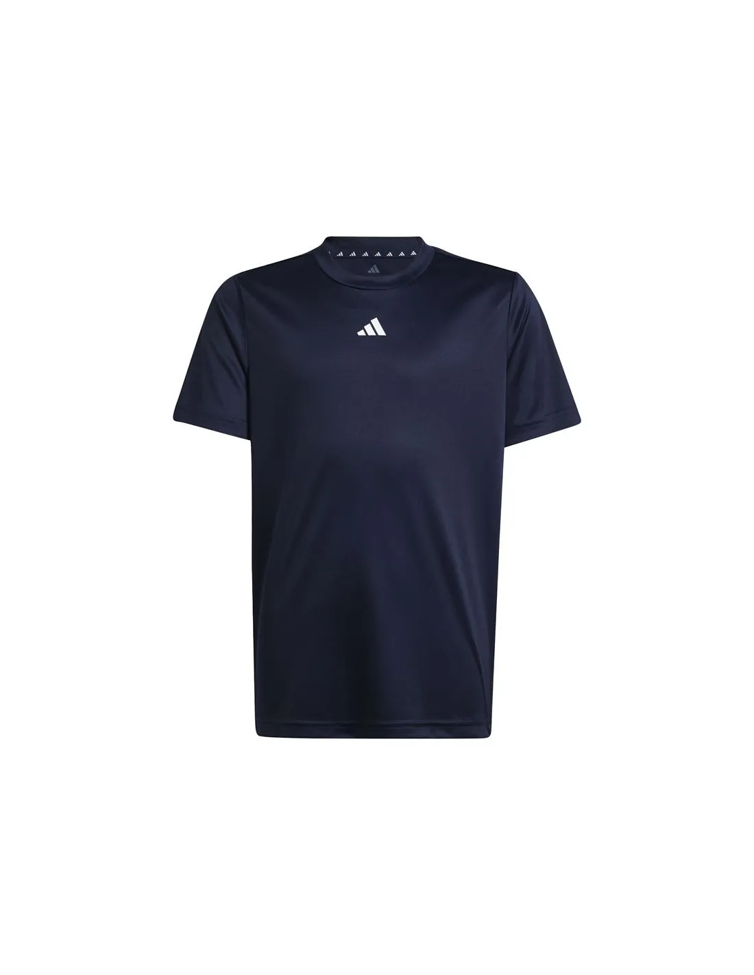 Camiseta de Fitness adidas Train Essentials Logo Regular Fit Infantil Azul