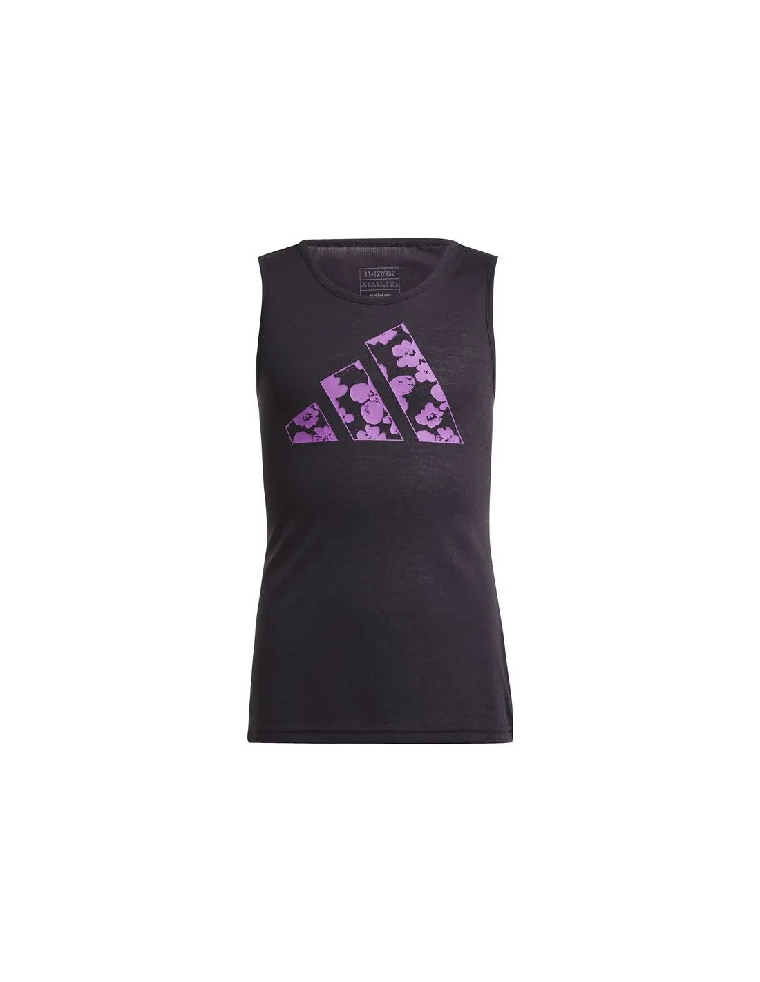 Camiseta de Fitness adidas Train Essentials Regular Fit Logo Niña Morado