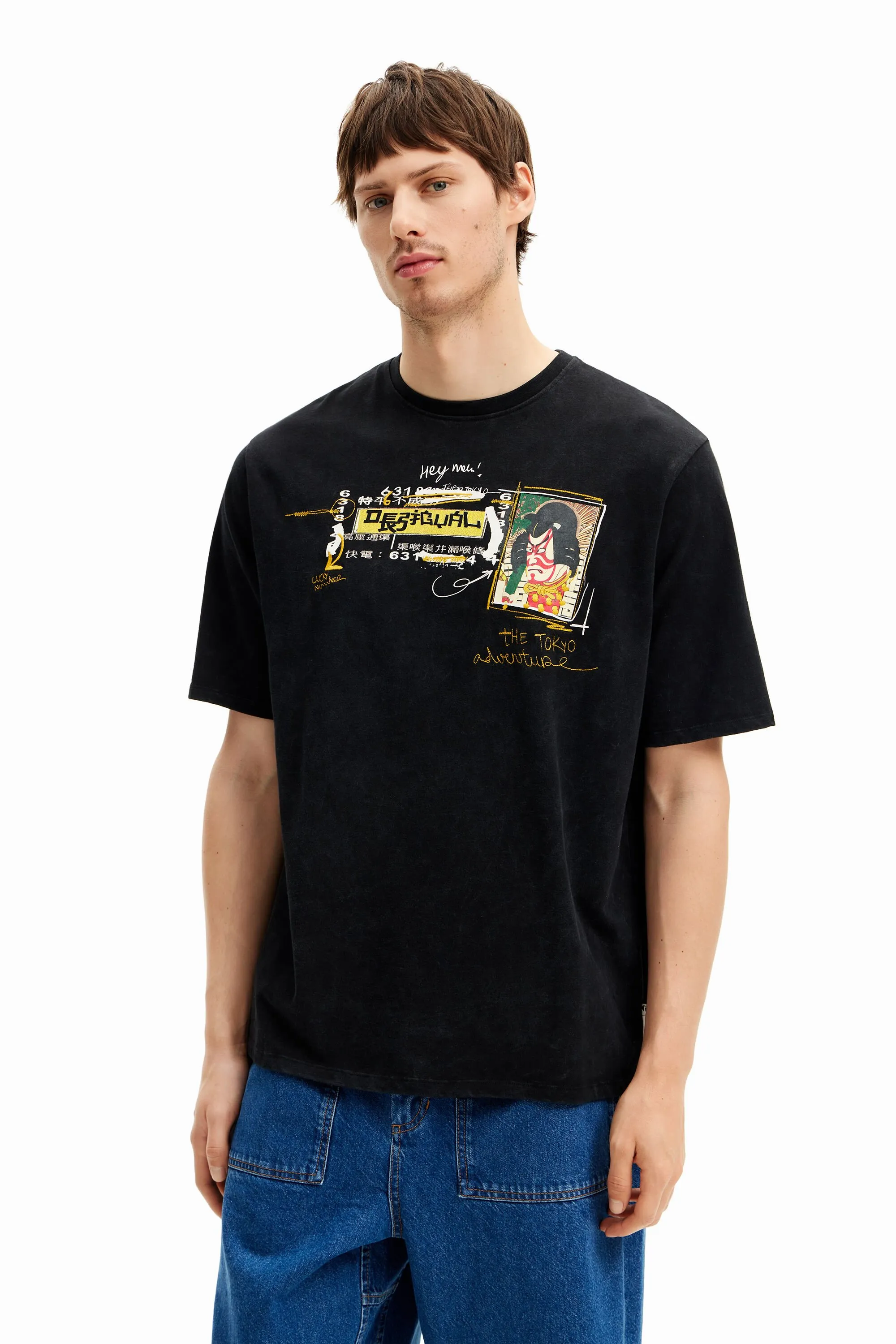 Camiseta ilustración estilo japonés